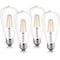 Luxrite ST19 LED Edison Light Bulbs 8W 75W Equivalent 800LM 3000K Soft White Dimmable E26 Base, 4PK LR21651-4PK - alternate 1
